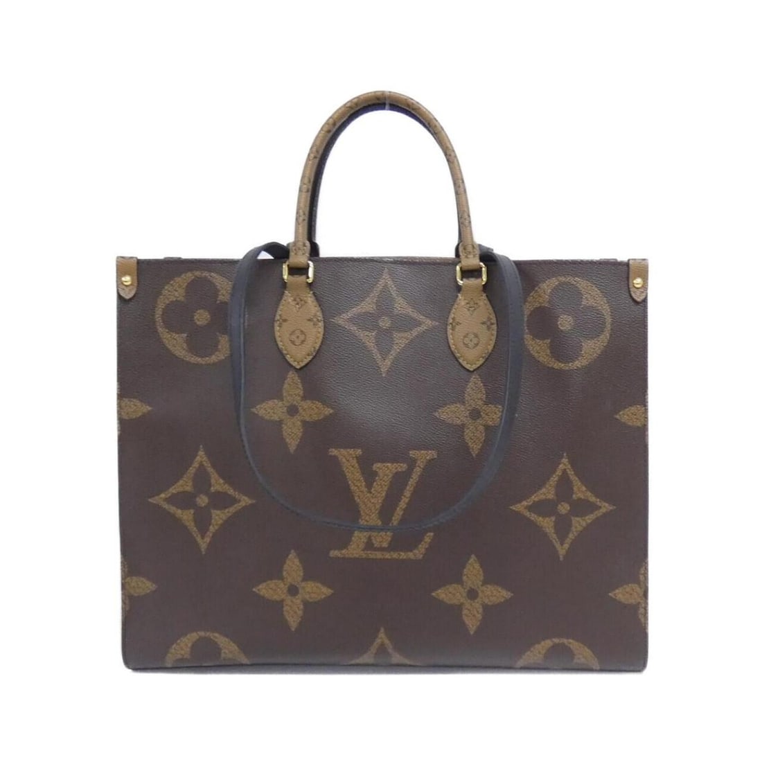 Louis Vuitton Monogram Giant On-the-Go GM M45320 Handbag: --- Catalog ---Category: SizeSize (HxWxD): 32cm x 41cm x 17cm / 12.59'' x 16.14'' x 6.69''Category: DesignType: HandbagColor: MarronGender: WomenMaterial: Coated canvas Hardware Color: GoldCategory: G