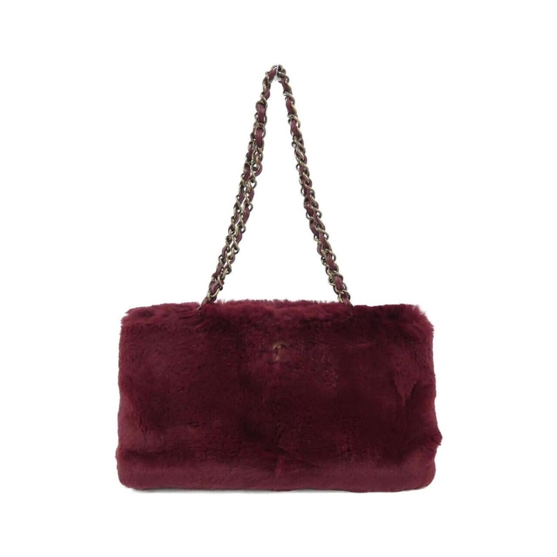 Chanel 15227 Shoulder Bag: --- Catalog ---Category: SizeSize (HxWxD): 18cm x 33cm x 9cm / 7.08'' x 12.99'' x 3.54''Category: DesignType: Shoulder bagColor: BordeauxGender: WomenMaterial: Lapin Hardware Color: GoldCategory: