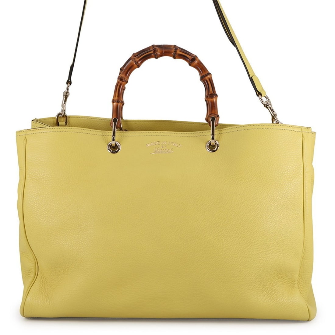 Gucci Bamboo Shopper Large Leather Tote Bag 323658 GUCCI 2-way (1 of 18)
