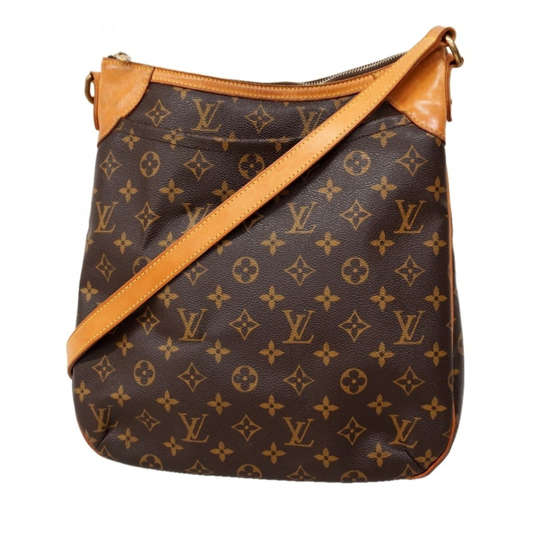 Louis Vuitton Monogram Odeon MM Shoulder Bag M56389 Brown Women's P2147826 (1 of 9)