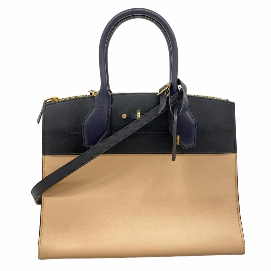 Louis Vuitton City Steamer MM Handbag M51036 Vanille Noir 2-Way Bag for Women P2140197 (1 of 12)