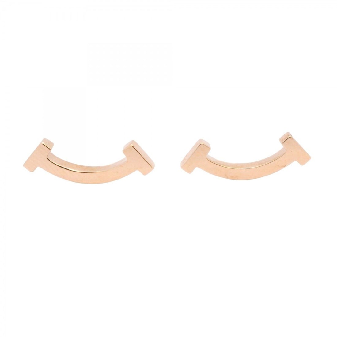 Tiffany T Smile Earrings in 18K Pink Gold for Women: --- Catalog ---Category: SizeSize (HxWxD): 4.50mm x 13.40mm / 0.18'' x 0.53''Category: DesignType: Stud earringsGender: WomenMaterial: Pink gold (18K)Category: GeneralBrand: Tiffany--- Item List ---Se