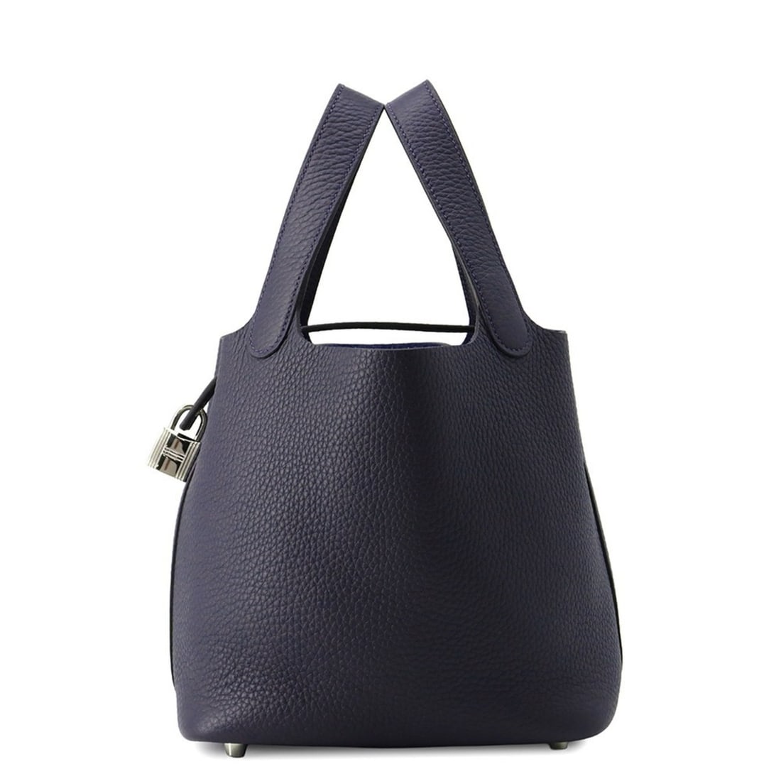 Hermes Hermès Picotin Lock PM Handbag in Bleu Nuit/Clemence Leather with K Stamp (1 of 20)