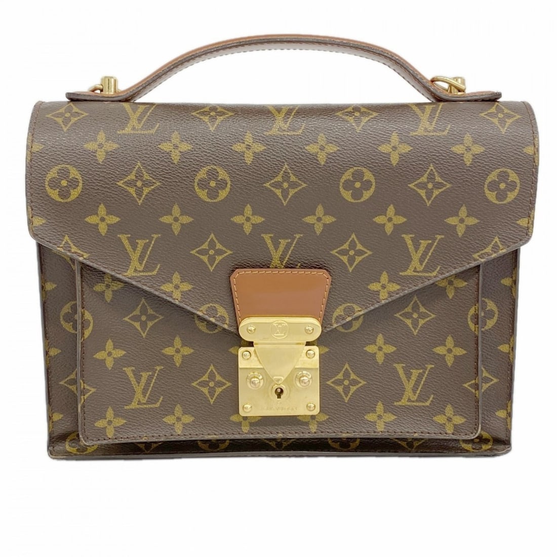 Louis Vuitton Monogram Monceau 28 Handbag M51185 Brown Women's: --- Catalog ---Category: SizeSize (HxWxD): 21cm x 27cm x 7.5cm / 8.26'' x 10.62'' x 2.95''Category: DesignType: HandbagColor: BrownGender: WomenCategory: GeneralMPN: M51185Brand: Louis Vuitton--- Item