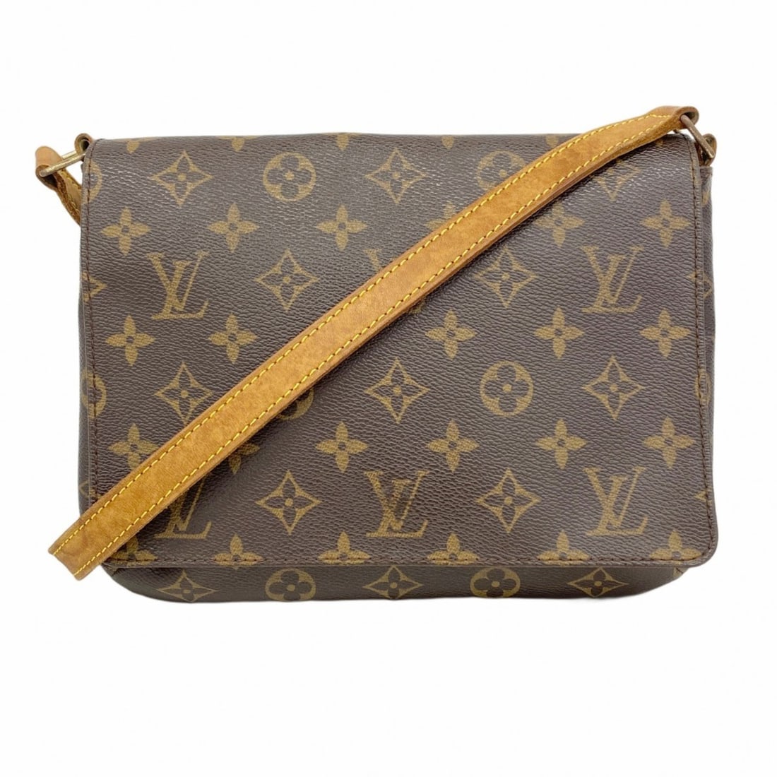Louis Vuitton Monogram Musette Tango Shoulder Bag with Long Strap, M51388, Brown, Women's: --- Catalog ---Category: SizeSize (HxWxD): 20cm x 26cm x 4cm / 7.87'' x 10.23'' x 1.57''Category: DesignType: Shoulder bagColor: BrownGender: WomenCategory: GeneralMPN: M51388Brand: Louis Vuitton--- I