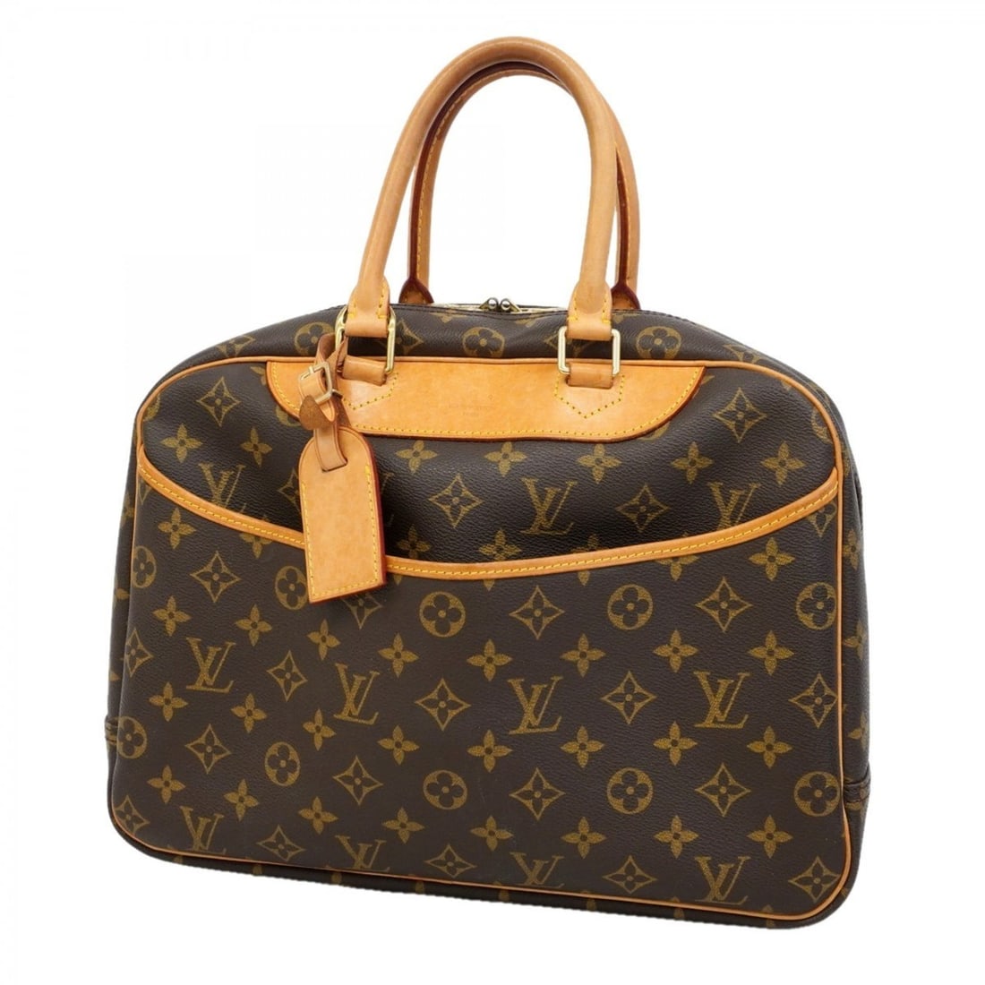Louis Vuitton Monogram Deauville Handbag M47270 Brown Women's: --- Catalog ---Category: SizeSize (HxWxD): 26cm x 34cm x 13cm / 10.23'' x 13.38'' x 5.11''Category: DesignType: HandbagColor: BrownGender: WomenCategory: GeneralMPN: M47270Brand: Louis Vuitton--- Item