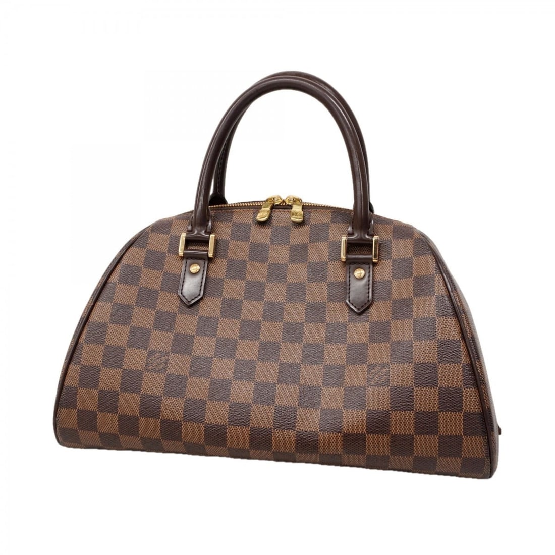 Louis Vuitton Damier Rivera Handbag N41434 Ebene Women's (1 of 11)