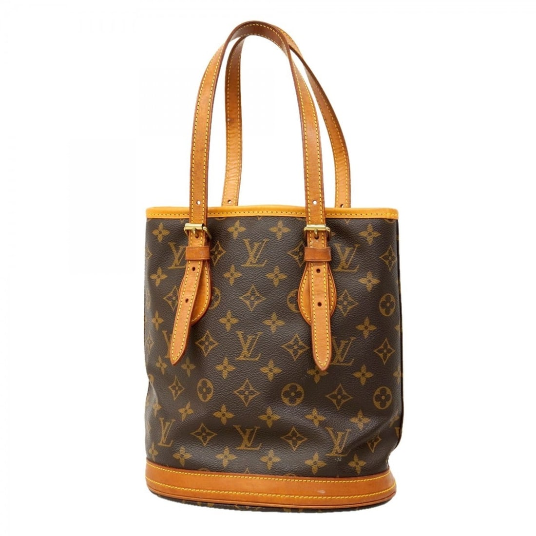 Louis Vuitton Monogram Bucket PM Tote Bag M42238 Brown Women's (1 of 10)
