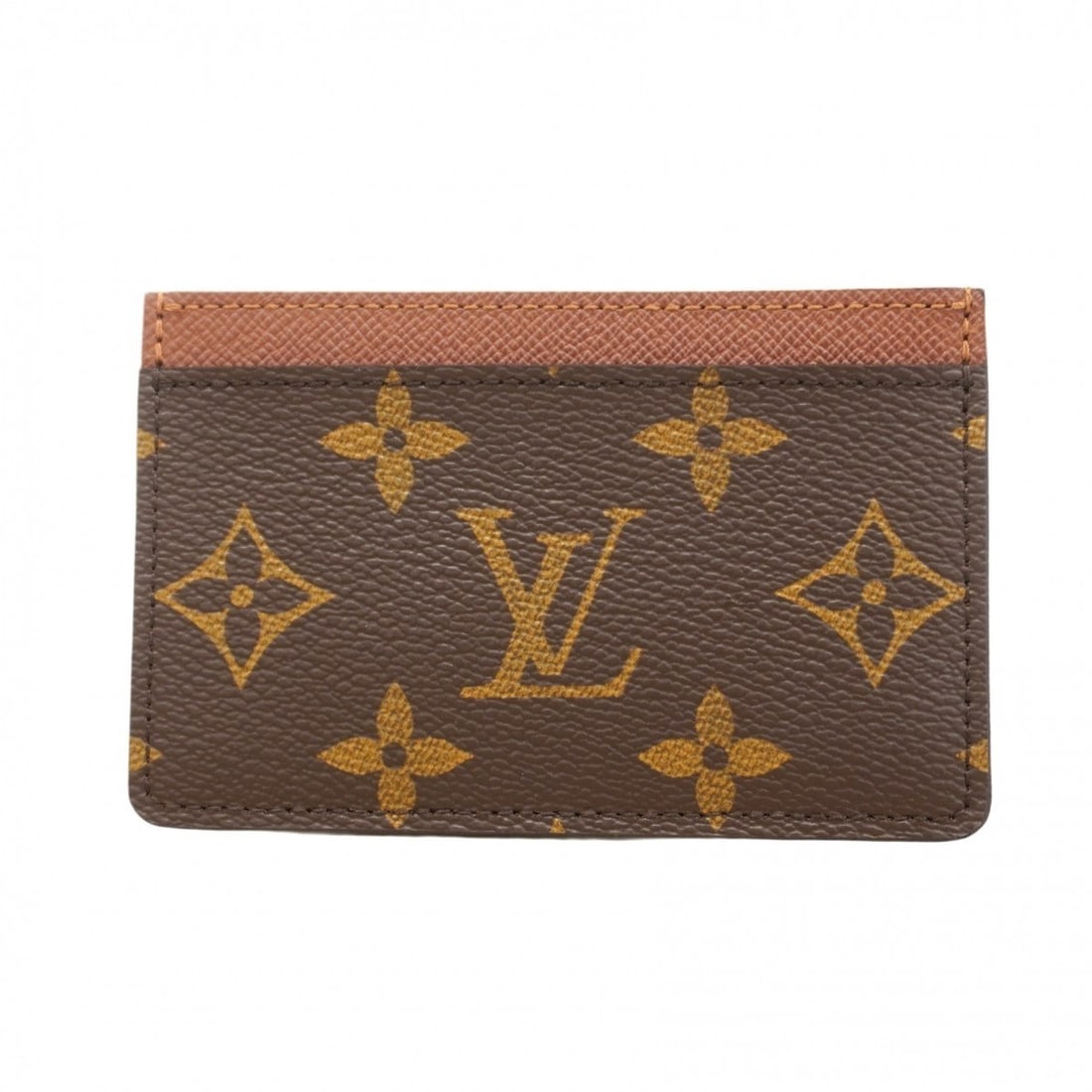 Louis Vuitton Monogram Porte Carte Sample Card Case M61733 Brown for Men and Women (1 of 9)