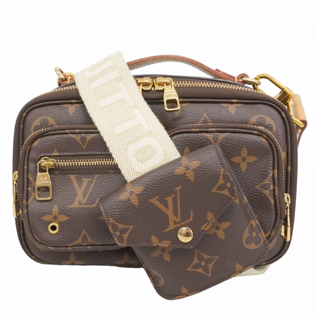 Louis Vuitton Monogram Utility Crossbody Shoulder Bag M80446 Brown Women's (1 of 11)