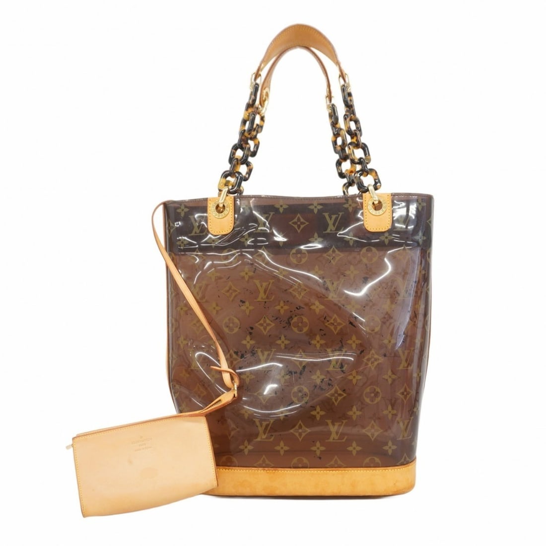 Louis Vuitton Monogram Vinyl Tote Bag, Cover Ambre MM, M92501, Brown, Women's: --- Catalog ---Category: SizeSize (HxWxD): 34cm x 26.5cm x 13cm / 13.38'' x 10.43'' x 5.11''Category: DesignType: Tote bagColor: BrownGender: WomenCategory: GeneralMPN: M92501Brand: Louis Vuitton--- I