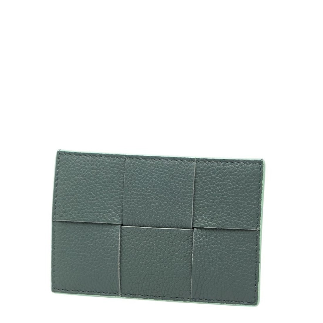 Bottega Veneta Maxi Intrecciato Business Card Case/Card Case/Pass Case Light Green Leather Women's: --- Catalog ---Category: DesignType: Card caseColor: Light greenGender: WomenMaterial: Leather Category: GeneralBrand: Bottega VenetaCategory: Physical PropertiesSize (HxWxD): 7.5cm x 11.5cm x 5mm / 2