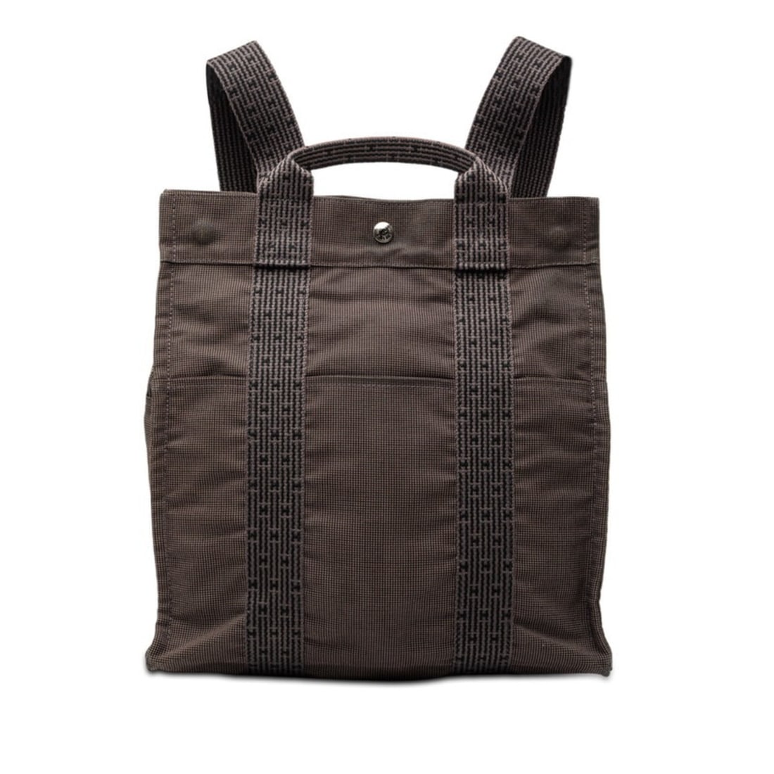 Hermès Air Line Ad MM Backpack/Daypack 100952M Gray Canvas Women's HERMES (1 of 14)