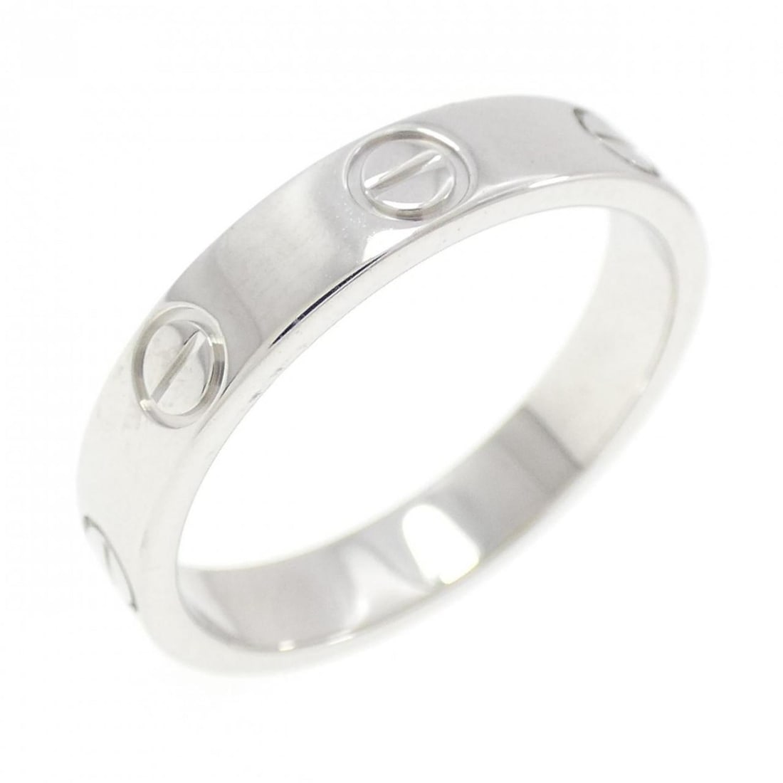 Cartier Mini Love Ring: --- Catalog ---Category: SizeUS Size: 6Brand Size: 51Category: DesignType: Band ringGender: WomenMaterial: Platinum 950Category: GeneralMPN: B4085300Brand: Cartier--- Item List ---Section: ConditionRa