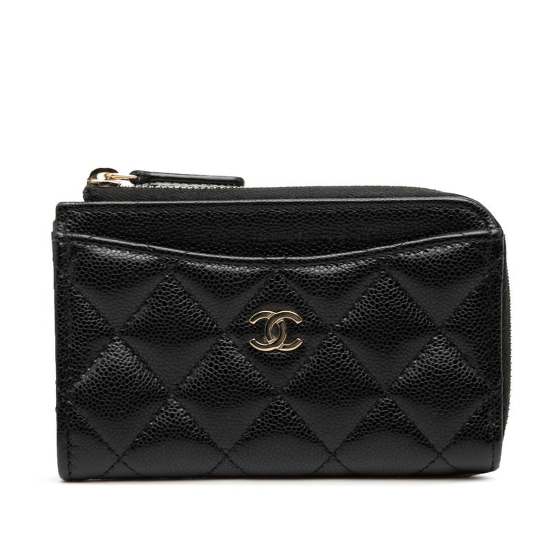 CHANEL Matelasse Coco Mark Business Card Case, Fragment Black Caviar Leather, Women's: --- Catalog ---Category: DesignType: Card caseColor: BlackGender: WomenMaterial: Grained Calfskin Category: GeneralBrand: ChanelCategory: Physical PropertiesSize (HxWxD): 8cm x 13cm x 1.5cm / 3.14''