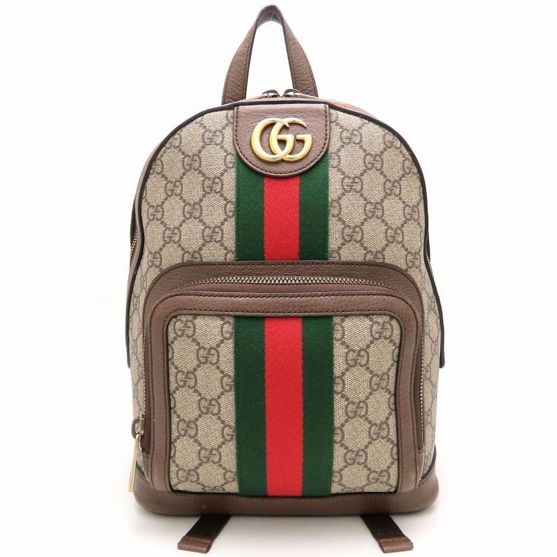 GUCCI GG Small Backpack Ophidia 547965, Supreme Canvas and Leather, Beige Brown, Women's, 353045: --- Catalog ---Category: SizeSize (HxWxD): 29cm x 23cm x 11cm / 11.41'' x 9.05'' x 4.33''Category: DesignType: BackpackColor: Beige brownGender: WomenMaterial: GG Supreme , Canvas , Leather Category: