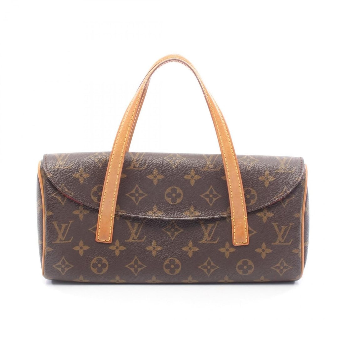Louis Vuitton Sonatine Handbag, Coated Canvas and Leather, Monogram, Women's, Brown, M51902: --- Catalog ---Category: SizeSize (HxWxD): 14cm x 28cm x 6cm / 5.51'' x 11.02'' x 2.36''Category: DesignType: HandbagColor: Brown, MonogramGender: WomenMaterial: Coated canvas , Leather Category: Gene