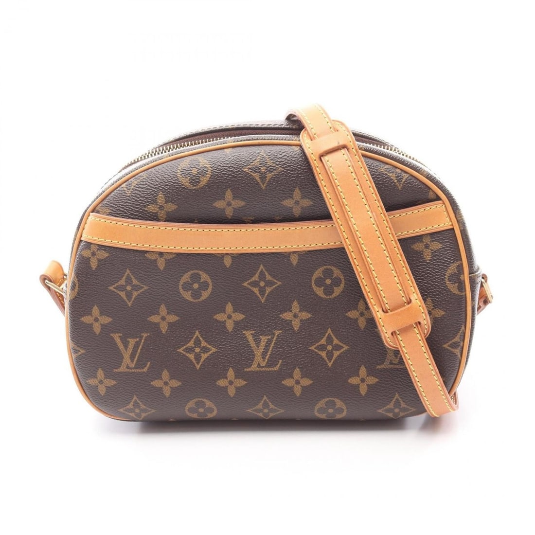 Louis Vuitton Blois Shoulder Bag, Coated Canvas and Leather, Monogram, Women's, Brown, M51221: --- Catalog ---Category: SizeSize (HxWxD): 19cm x 22cm x 11cm / 7.48'' x 8.66'' x 4.33''Category: DesignType: Shoulder bagColor: Brown, MonogramGender: WomenMaterial: Coated canvas , Leather Category: