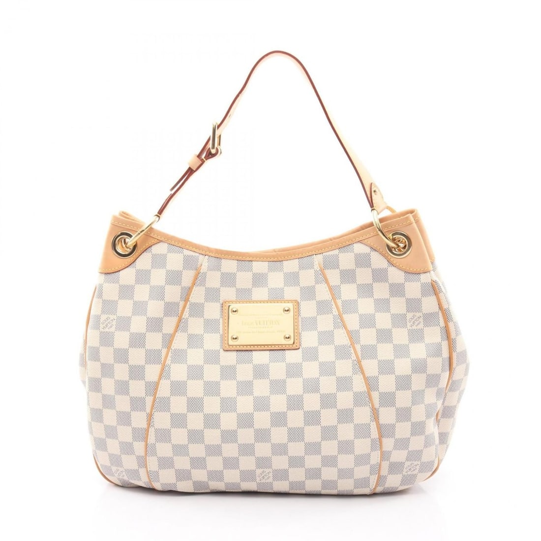 Louis Vuitton Galliera PM Shoulder Bag, Coated Canvas and Leather with Damier Azur, Women's, White,: --- Catalog ---Category: SizeSize (HxWxD): 30cm x 38cm x 12cm / 11.81'' x 14.96'' x 4.72''Category: DesignType: Shoulder bagColor: Damier Azur, WhiteGender: WomenMaterial: Coated canvas , Leather Cate