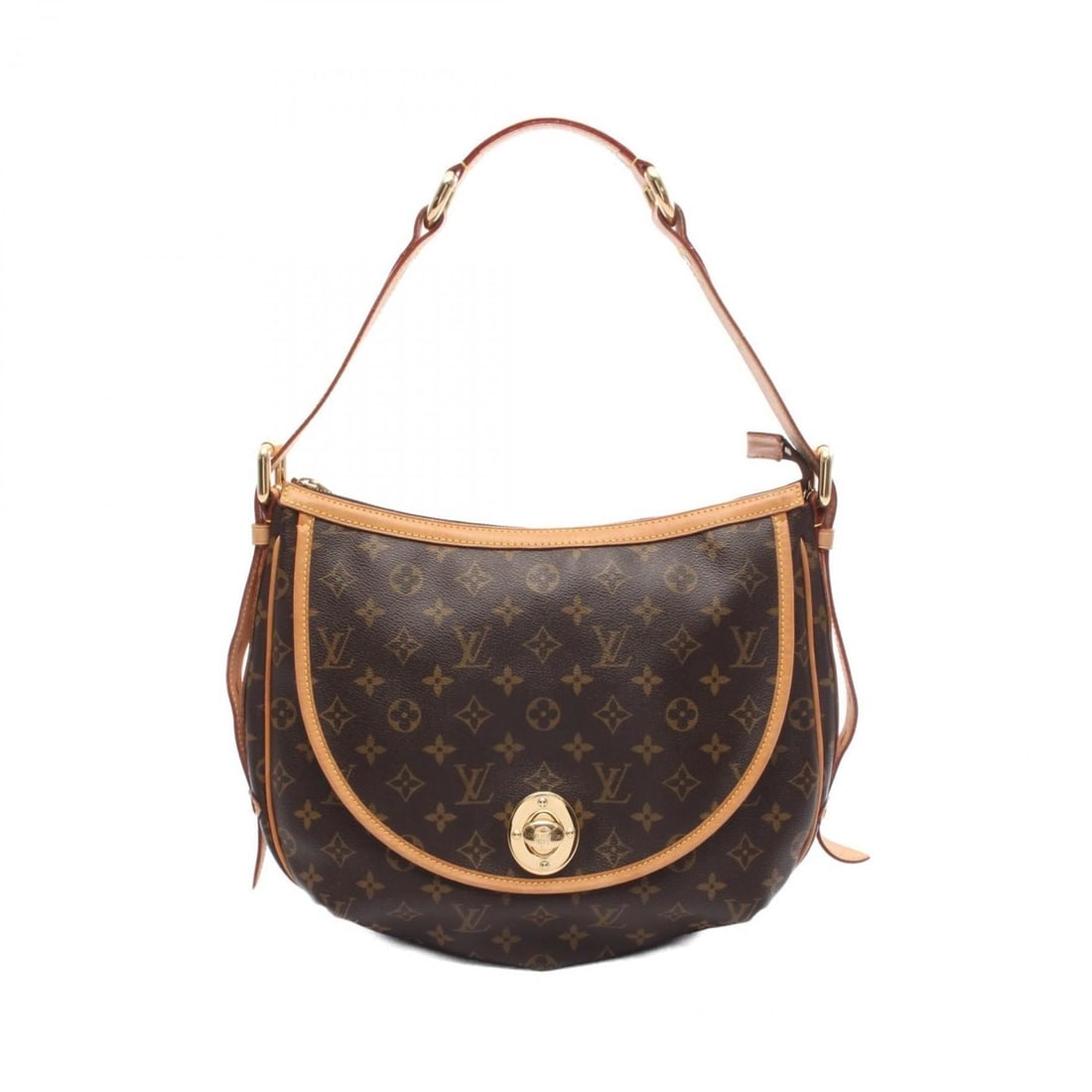 Louis Vuitton Toulon PM Shoulder Bag, Coated Canvas and Leather, Monogram, Brown, M40076 (1 of 10)