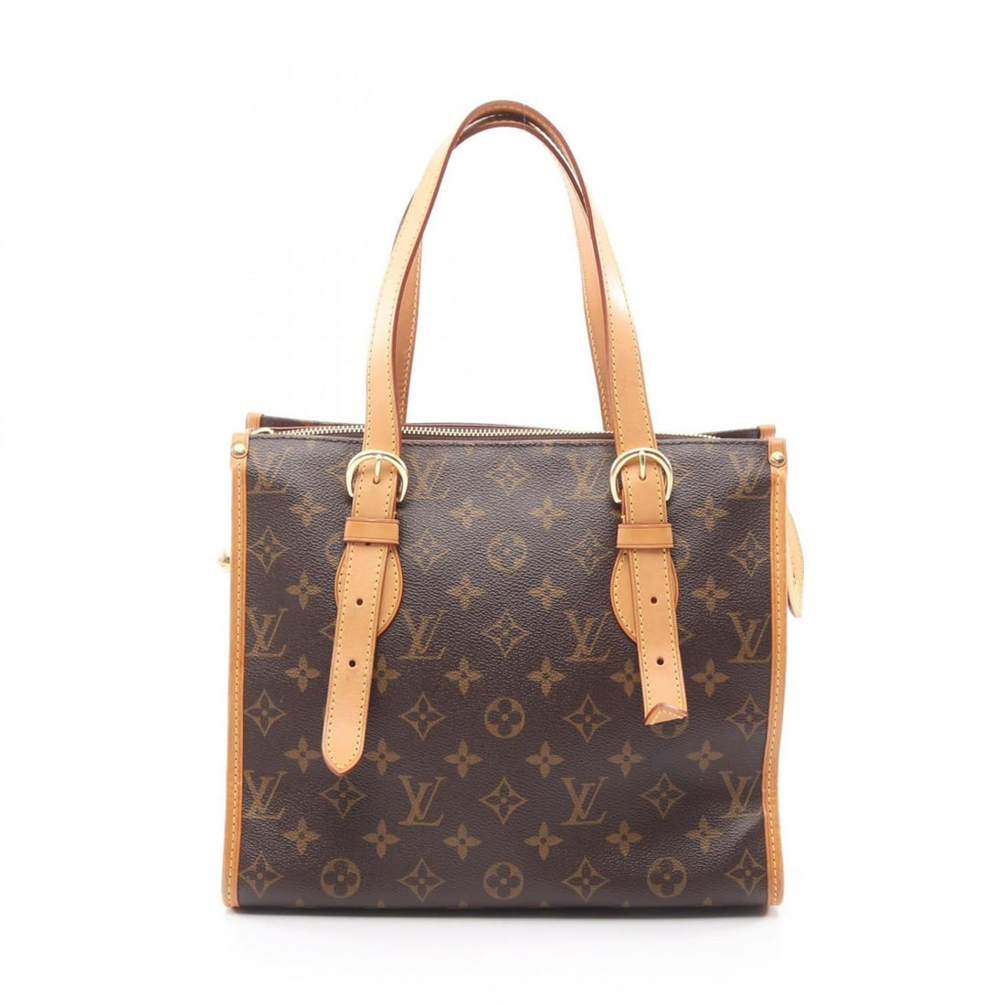 Louis Vuitton Popincourt Au Tote Bag, Coated Canvas and Leather, Monogram, Women's, Brown, M40007 (1 of 14)