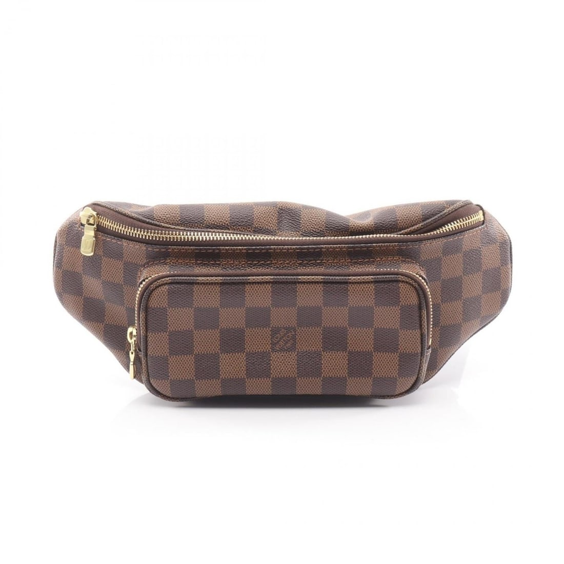 Louis Vuitton Mervyle bum bag, waist body coated canvas, leather, Damier, men's and women's, brown,: --- Catalog ---Category: SizeSize (HxWxD): 14cm x 20cm x 5cm / 5.51'' x 7.87'' x 1.96''Category: DesignType: Fanny packColor: Brown, Damier CanvasGender: Men,WomenMaterial: Coated canvas , Leather Cat