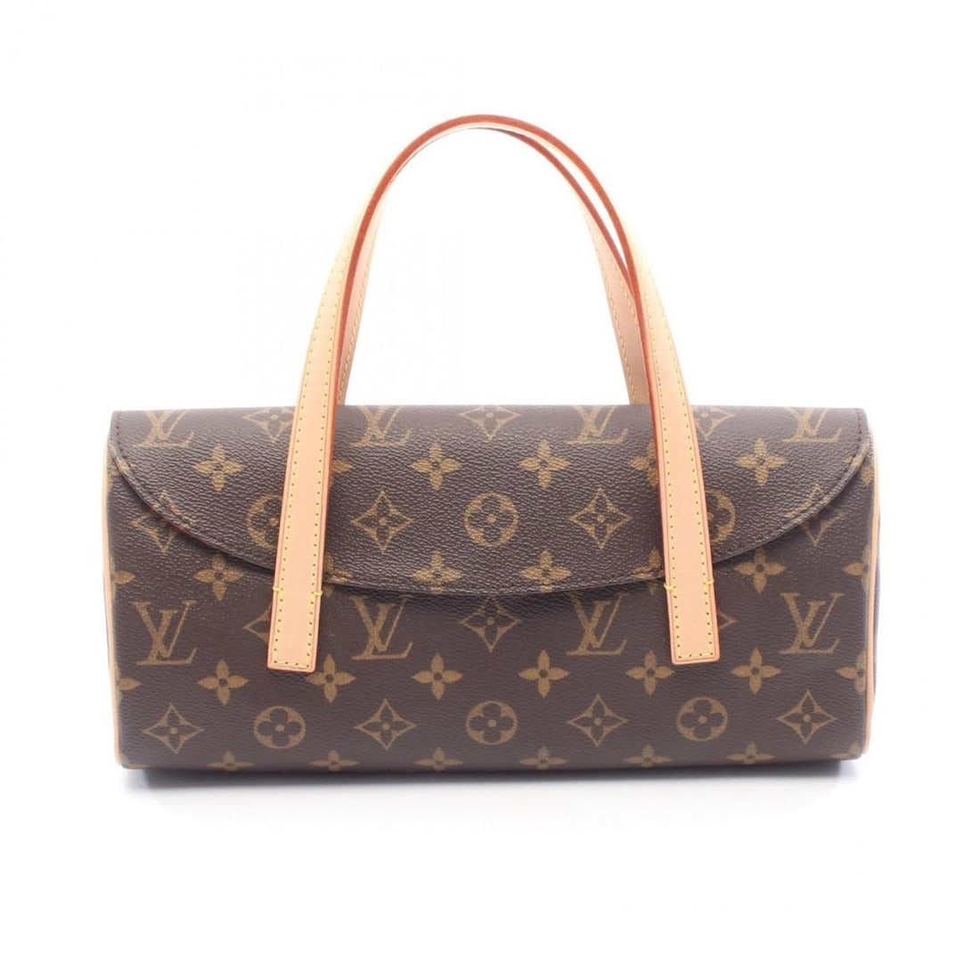 Louis Vuitton Sonatine Handbag, Coated Canvas and Leather, Monogram, Women's, Brown, M51902: --- Catalog ---Category: SizeSize (HxWxD): 14cm x 28cm x 6cm / 5.51'' x 11.02'' x 2.36''Category: DesignType: HandbagColor: Brown, MonogramGender: WomenMaterial: Coated canvas , Leather Category: Gene