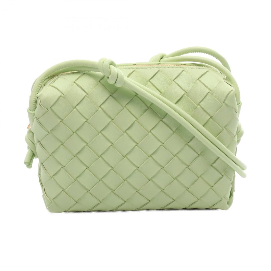 Bottega Veneta Loop Intrecciato Shoulder Bag, Leather, Women's, Green, 680254: --- Catalog ---Category: SizeSize (HxWxD): 11cm x 17cm x 7cm / 4.33'' x 6.69'' x 2.75''Category: DesignType: Shoulder bagColor: GreenGender: WomenMaterial: Intrecciato Category: GeneralMPN: 680254Bran