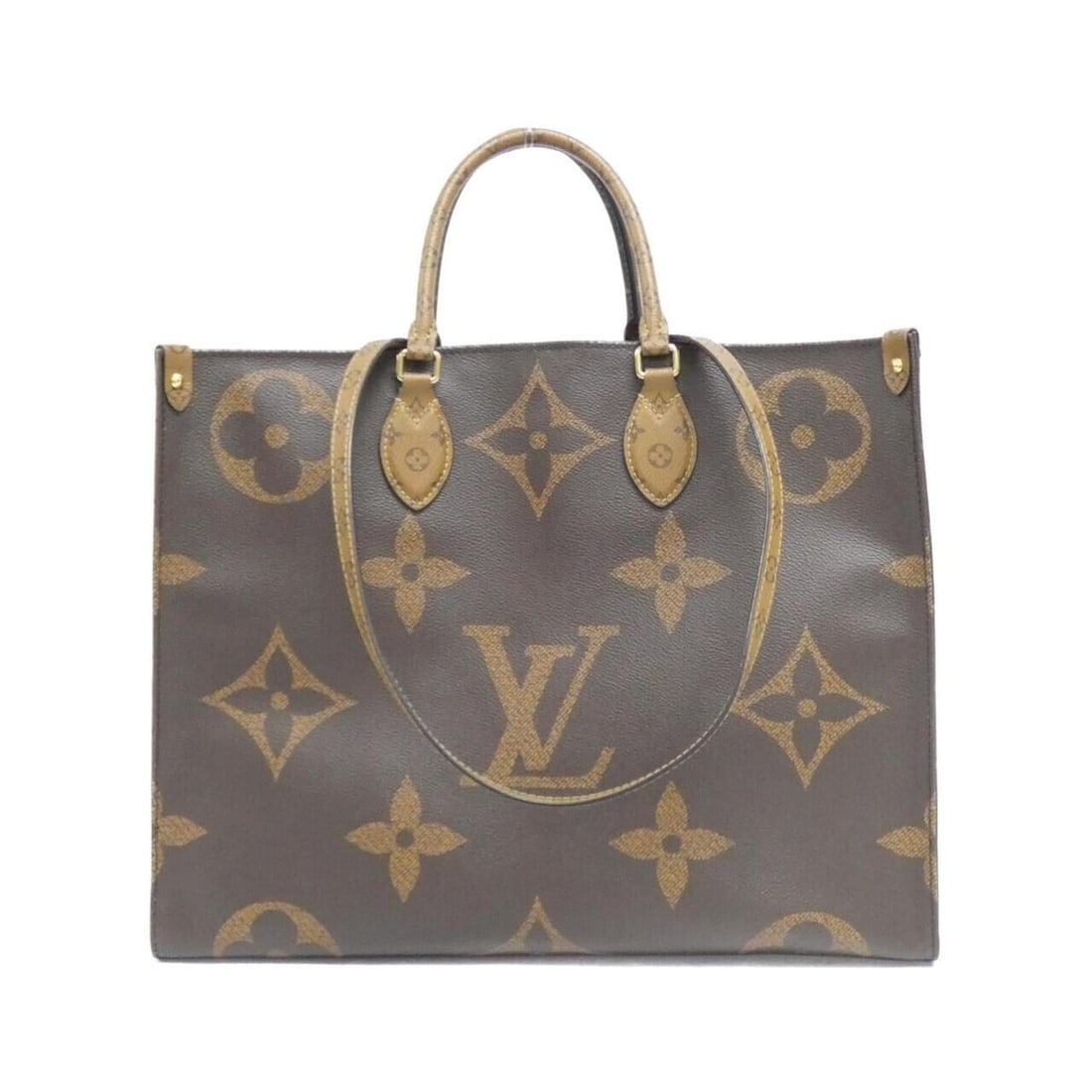 Louis Vuitton Monogram Giant On-the-Go GM M44576 Handbag: --- Catalog ---Category: SizeWeight: 1.17kg / 2.57lb.Size (HxWxD): 32cm x 41cm x 17cm / 12.59'' x 16.14'' x 6.69''Strap Length: 65cm / 25.59''Handle Length: 29.5cm / 11.61''Category: DesignType: Handb