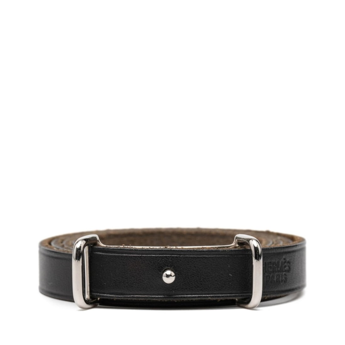 Hermes Api II Bracelet, 3-Row Brown Leather, Women's, HERMES (1 of 7)