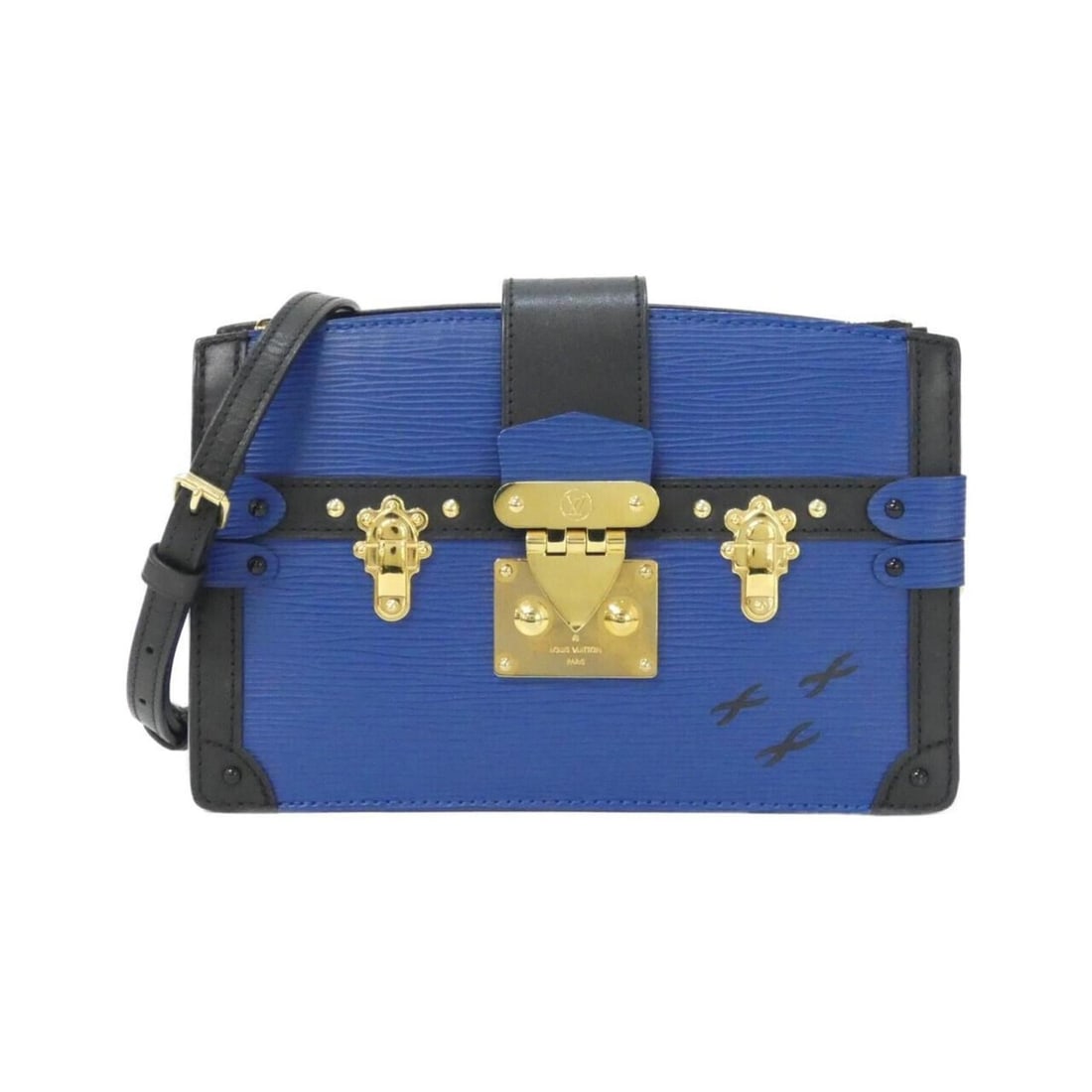 Louis Vuitton Epi Trunk Clutch M53898 Shoulder Bag: --- Catalog ---Category: SizeWeight: 540g / 1.19lb.Size (HxWxD): 15cm x 22cm x 6cm / 5.9'' x 8.66'' x 2.36''Strap Length: 115cm - 125cm / 45.27'' - 49.21''Category: DesignType: Shoulder bagColor: Blue