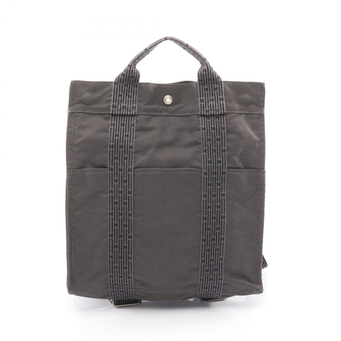 Hermes Hermès Air Line Ad MM Backpack, Canvas/Nylon Canvas, Men's/Women's, Gray (1 of 9)