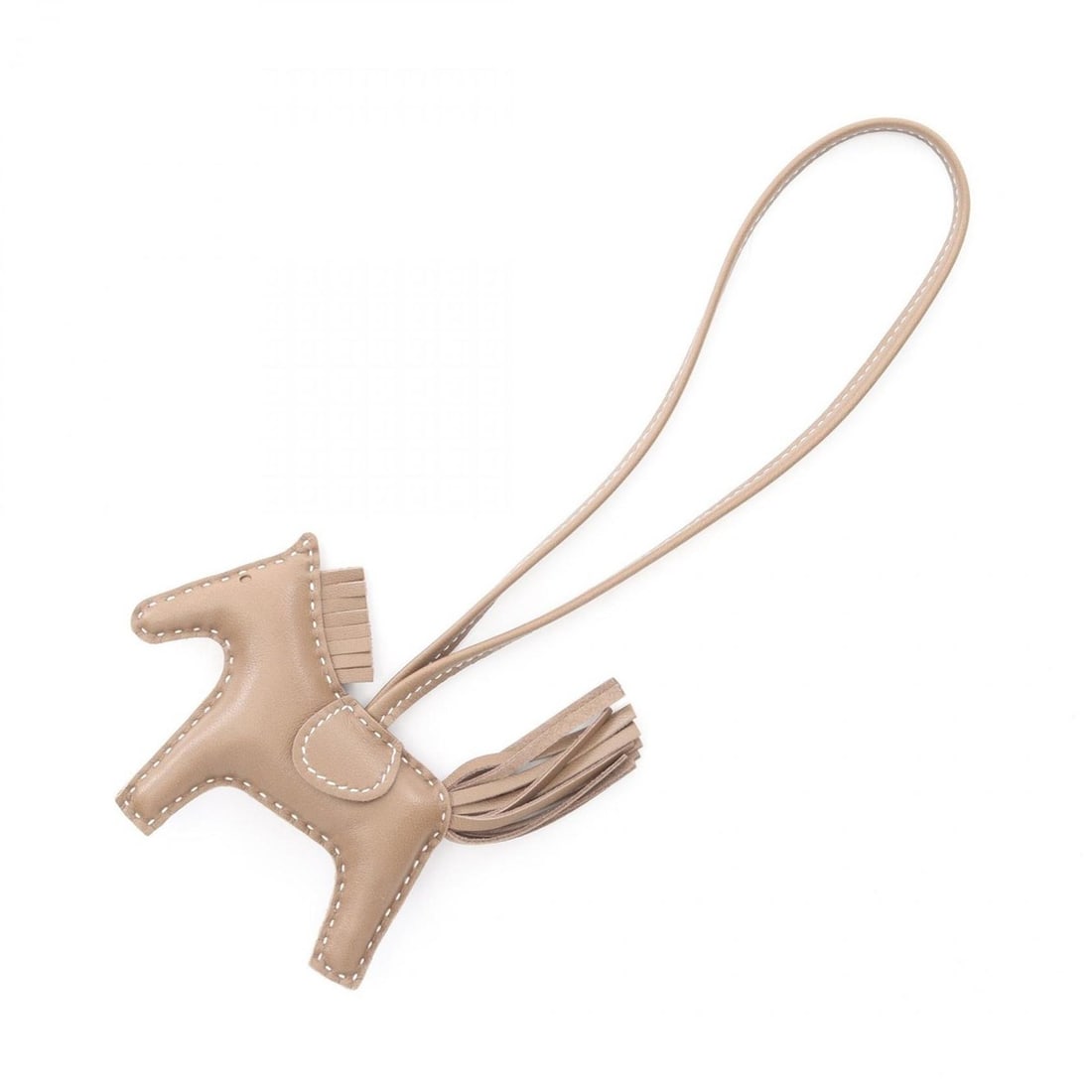 Hermes Hermès Rodeo PM Charm Accessory Leather Anjo Miro Women's Gray (1 of 11)