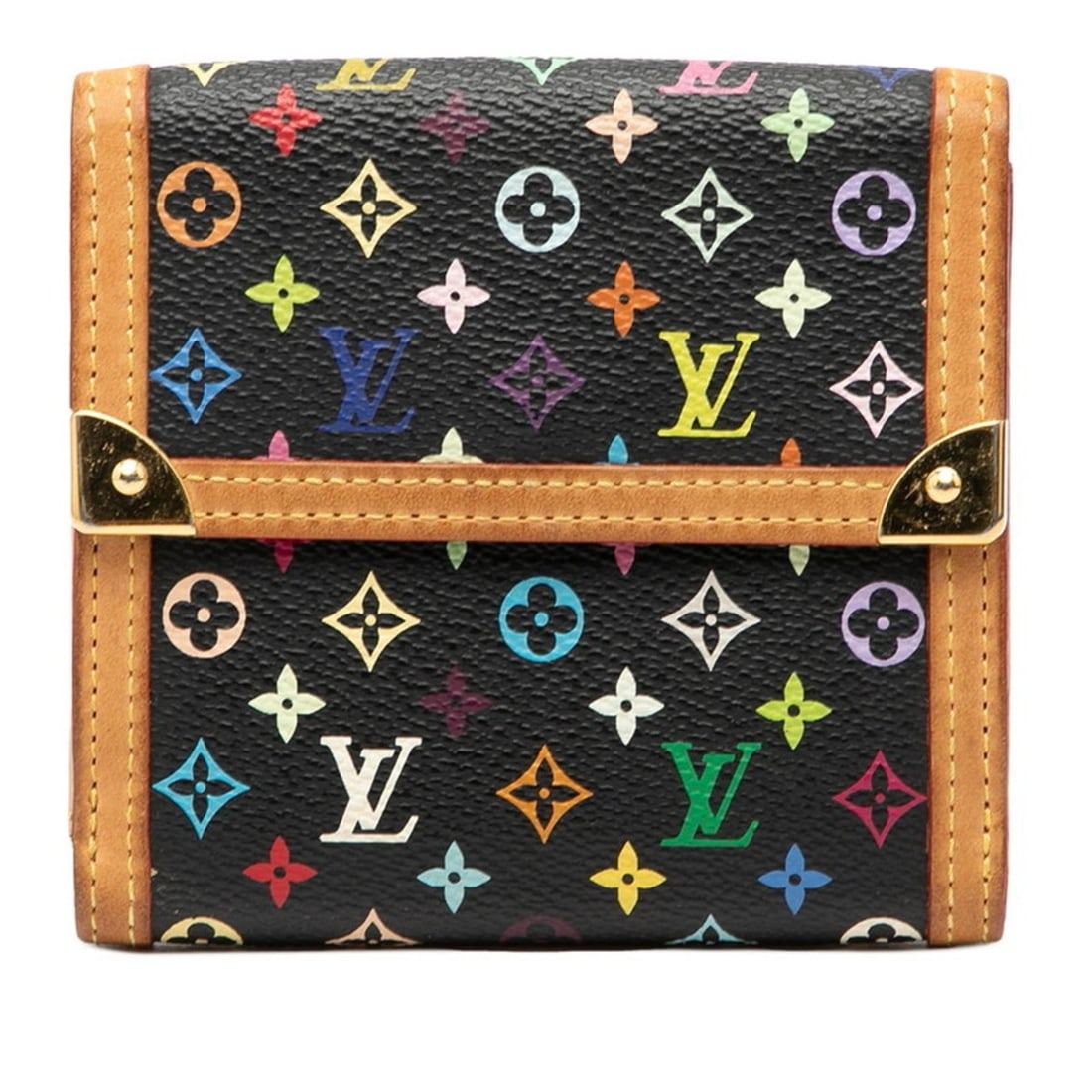 Louis Vuitton Monogram Multicolore Porte Monnaie Bi-fold Wallet M92984 Black Noir Leather Women's: --- Catalog ---Category: SizeSize (HxWxD): 10cm x 11cm x 2.5cm / 3.93'' x 4.33'' x 0.98''Category: DesignType: Wallet (bi-fold)Color: Black, NoirGender: WomenMaterial: Leather Category: GeneralBrand: