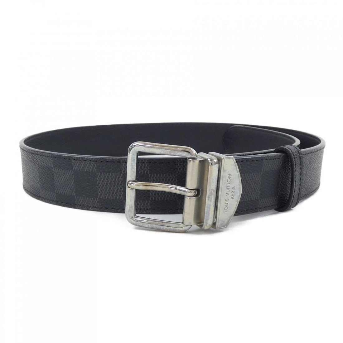 Louis Vuitton Santur Sydney M9708 Belt: --- Catalog ---Category: SizeWidth: 3.5cm / 1.37''Length: 80cm - 90cm / 31.49'' - 35.43''Category: DesignType: Standard beltColor: Black, GrayGender: MenCategory: GeneralBrand: Louis Vuitton--- Item