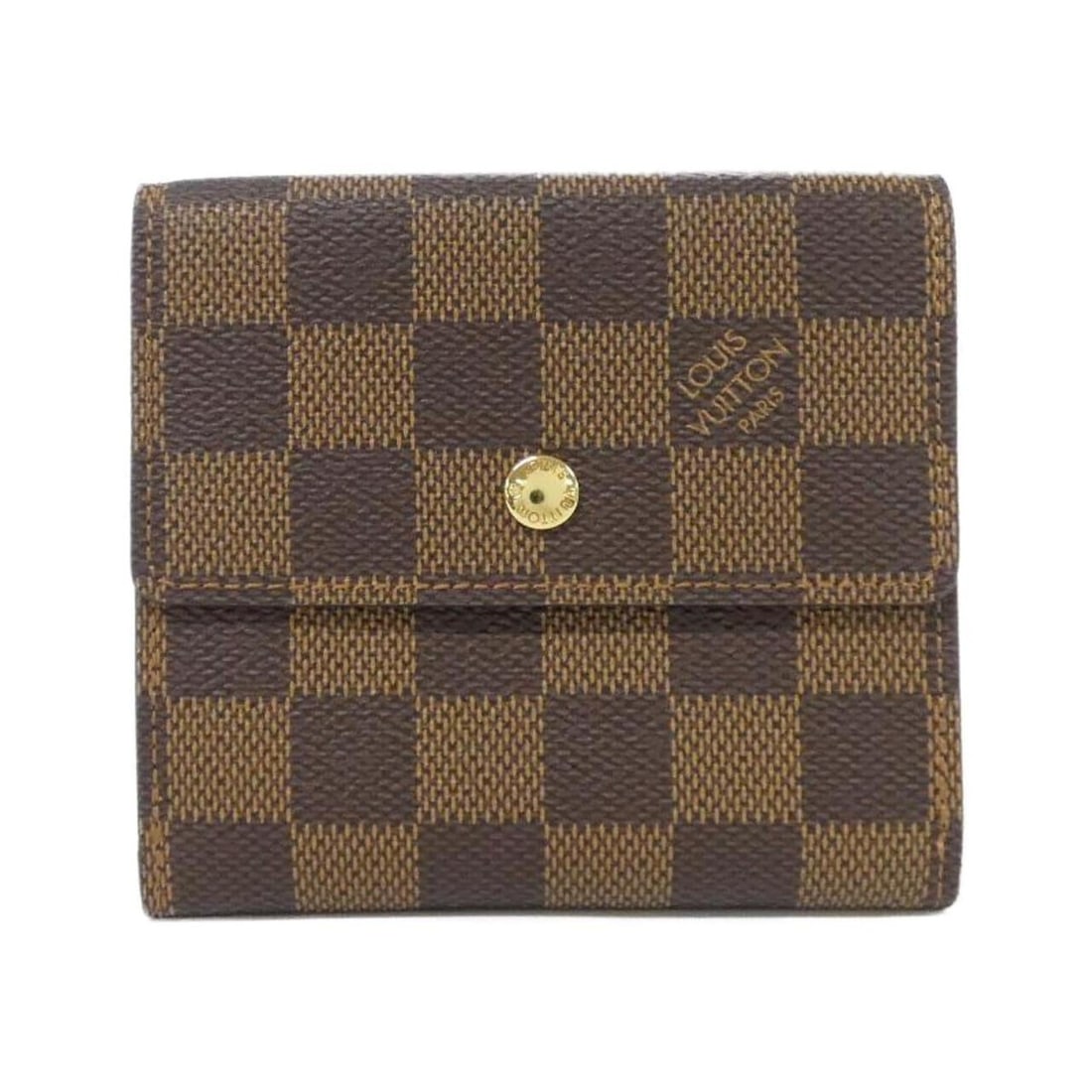 Louis Vuitton Damier Portefeuille Elise N61654 Wallet: --- Catalog ---Category: SizeSize (HxWxD): 10cm x 11cm x 2.5cm / 3.93'' x 4.33'' x 0.98''Category: DesignType: Wallet (tri-fold)Color: EbeneGender: Women,MenMaterial: Coated canvas Category: