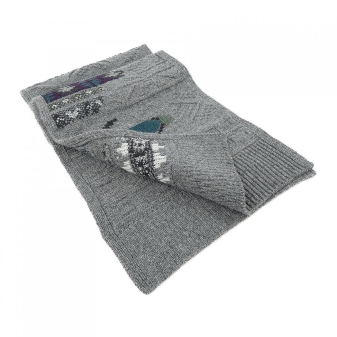 Hermes Couleur en Cours H394085T Scarf: --- Catalog ---Category: SizeSize (LxW): 1.08m x 22.5cm / 42.71'' x 8.85''Category: DesignType: StoleColor: GrayGender: MenMaterial: Cashmere Category: GeneralBrand: Hermes--- Item List ---Section: Co