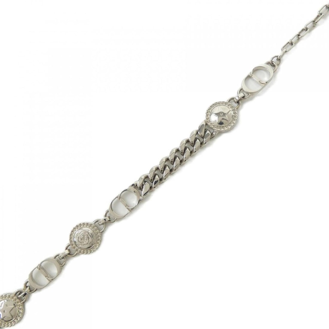 Christian Dior Dior DIOR bracelet: --- Catalog ---Category: SizeWidth: 1cm / 0.39''Total Length: 26.5cm / 10.43''Category: DesignType: Charm braceletColor: SilverGender: MenCategory: GeneralBrand: Christian Dior--- Item List ---Section