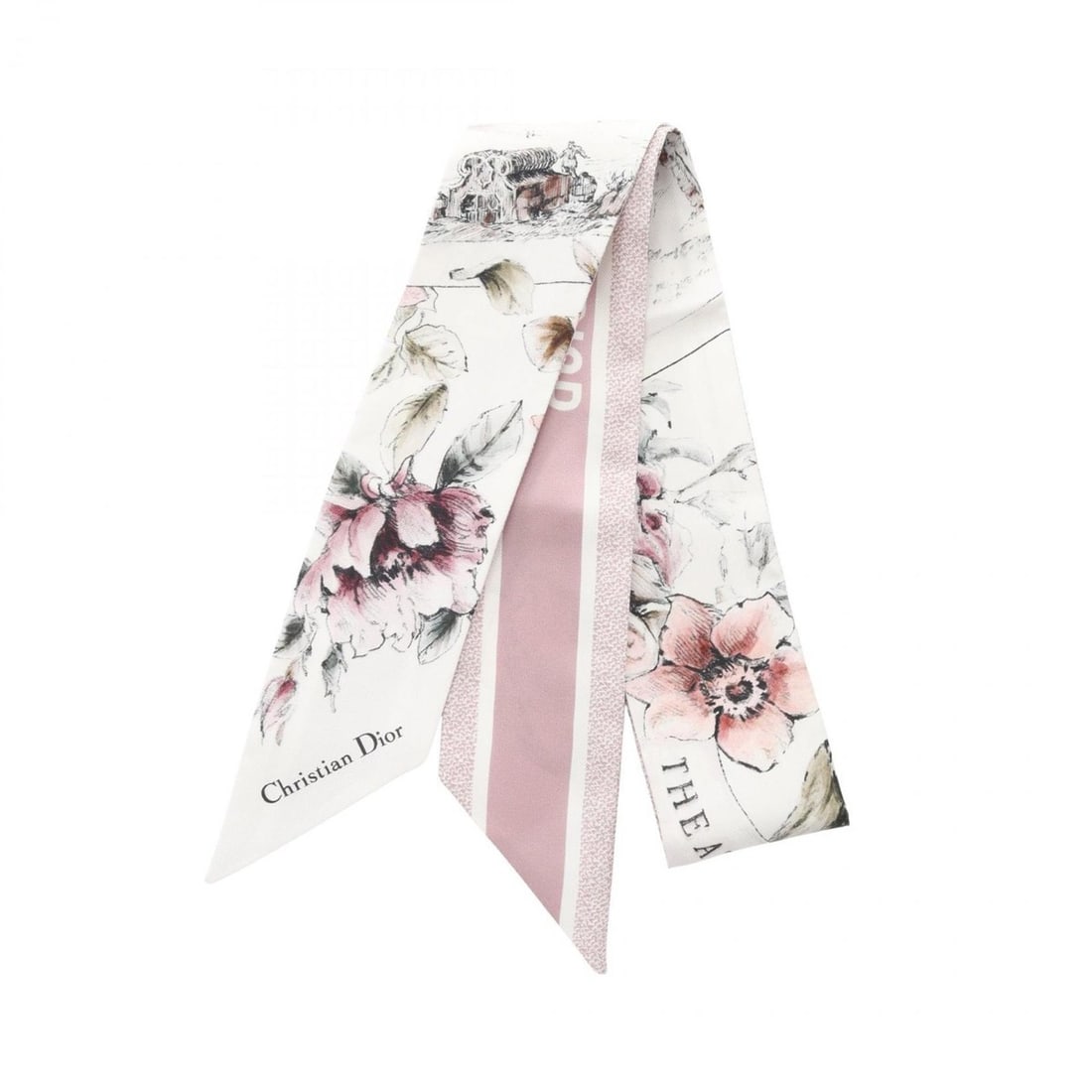 Christian Dior Dior Mitzah Scarf, Silk, Women's, White, Multicolor, 61SVR106I648: --- Catalog ---Category: SizeSize (LxW): 1.05m x 6cm / 41.33'' x 2.36''Category: DesignType: ScarfColor: Multi-color, WhiteGender: WomenMaterial: Silk Category: GeneralMPN: 61SVR106I648Brand: Christia