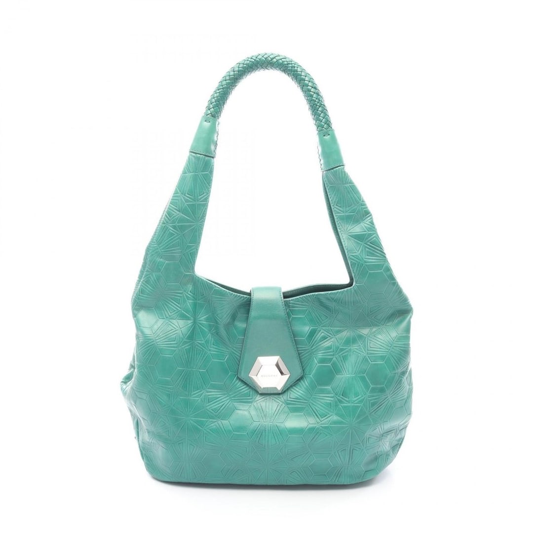 BVLGARI x Matthew Williamson Tote Bag, Leather, Women's, Green: --- Catalog ---Category: SizeSize (HxWxD): 28cm x 34cm x 15cm / 11.02'' x 13.38'' x 5.9''Category: DesignType: Tote bagColor: GreenGender: WomenMaterial: Leather Category: GeneralBrand: Bvlgari--- Ite