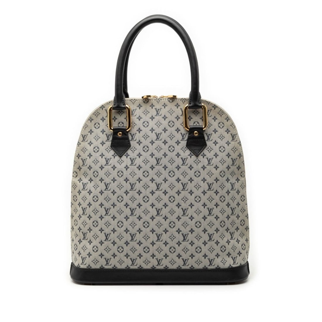Louis Vuitton Monogram Mini Alma O Handbag Tote Bag M92202 Navy Gray Canvas Leather Women's LOUIS: --- Catalog ---Category: SizeSize (HxWxD): 32cm x 32cm x 10cm / 12.59'' x 12.59'' x 3.93''Category: DesignType: HandbagColor: Gray, Monogram, NavyGender: WomenMaterial: Canvas , Monogram Mini , Leathe