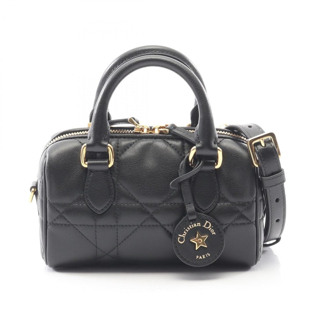 Christian Dior Dior GROOVE 17 Mini Bag, Leather Handbag, Women's, Black, S4000UBOL_M900 (1 of 9)