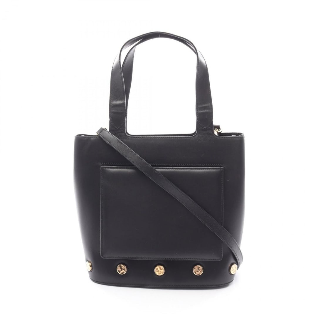 Salvatore Ferragamo handbag, leather, women's, black: --- Catalog ---Category: SizeSize (HxWxD): 23cm x 22cm x 10.5cm / 9.05'' x 8.66'' x 4.13''Category: DesignType: HandbagColor: BlackGender: WomenMaterial: Leather Category: GeneralBrand: Salvatore Ferr