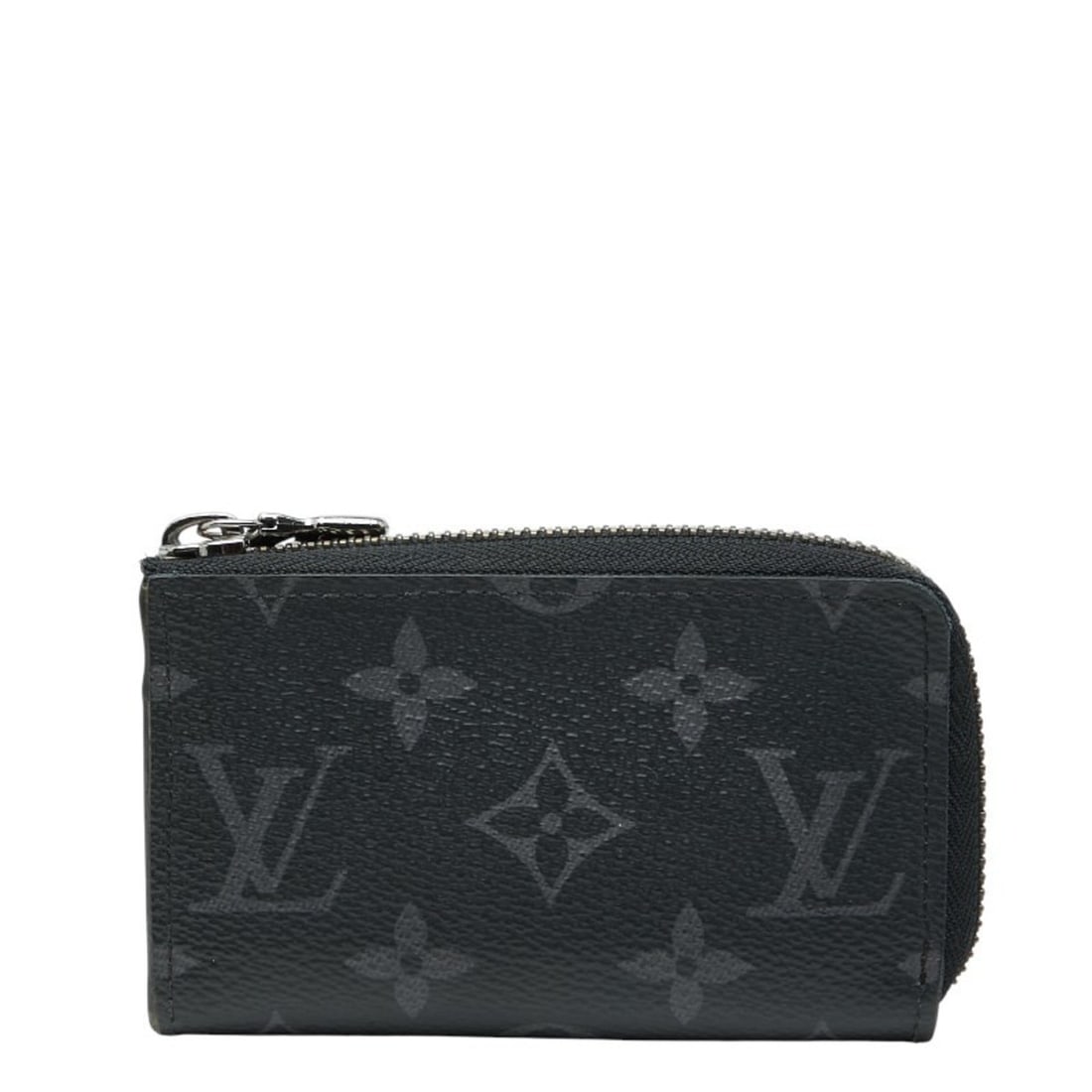 Louis Vuitton Monogram Eclipse Car Key Case, M64430, Black, Men's, LOUIS VUITTON (1 of 9)