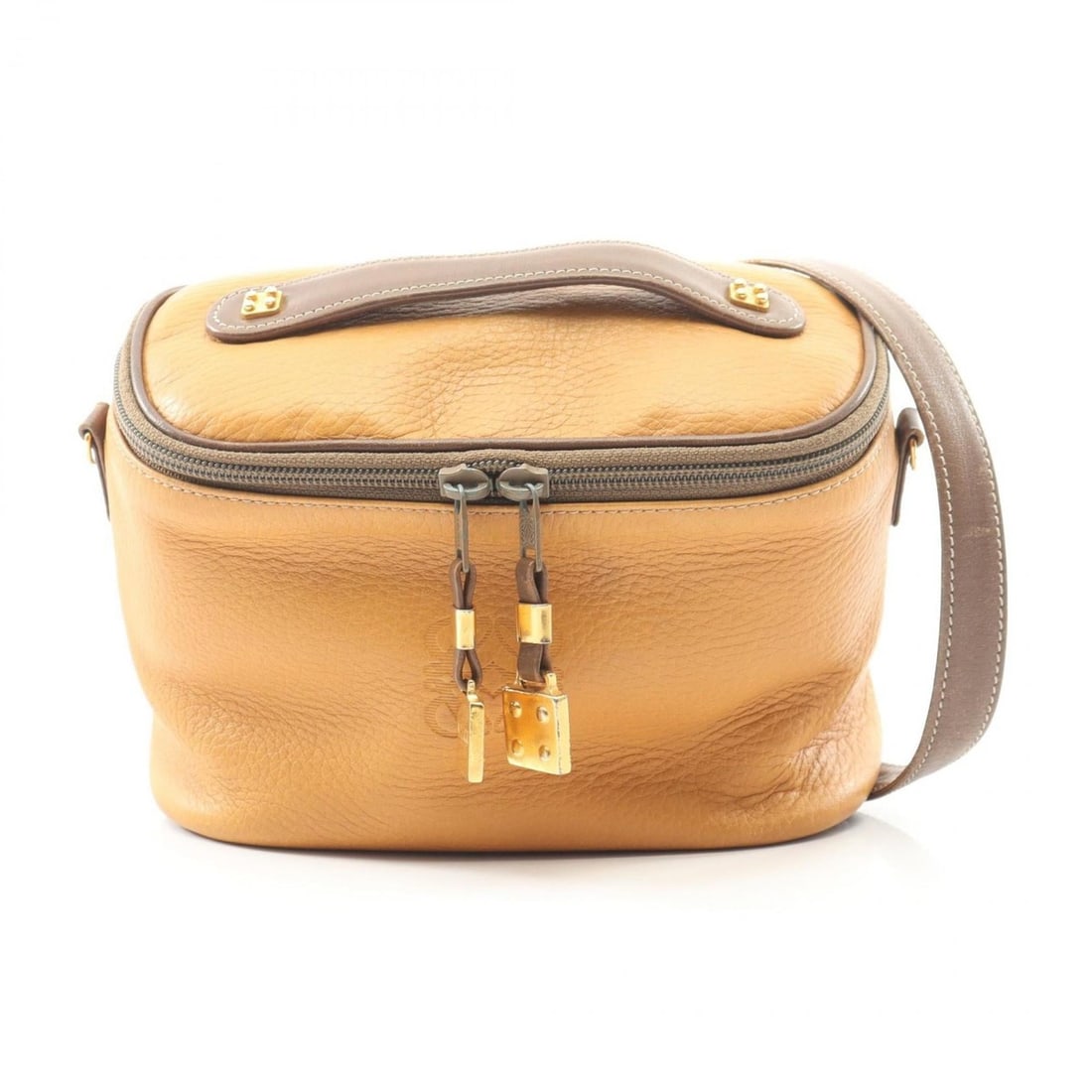 LOEWE Anagram Handbag, Leather, Women's, Brown: --- Catalog ---Category: SizeSize (HxWxD): 14cm x 19cm x 10cm / 5.51'' x 7.48'' x 3.93''Category: DesignType: HandbagColor: BrownGender: WomenMaterial: Leather Category: GeneralBrand: Loewe--- Item