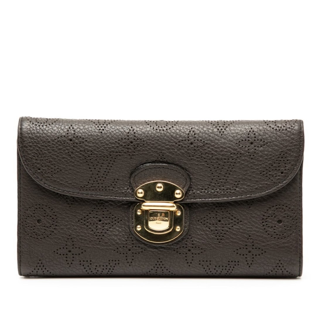 Louis Vuitton Monogram Mahina Portefeuille Amelia Long Wallet M95968 Chocolate Leather Women's LOUIS: --- Catalog ---Category: SizeSize (HxWxD): 11cm x 19cm x 2cm / 4.33'' x 7.48'' x 0.78''Category: DesignType: Long wallet (tri-fold)Color: Chocolat, MonogramGender: WomenMaterial: Monogram Category: Ge