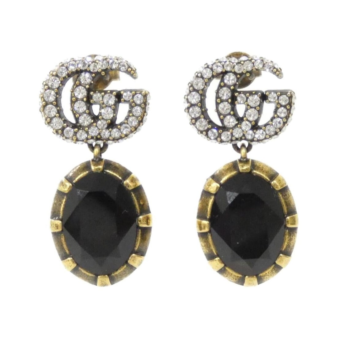 Gucci 629659 I4769 earrings: --- Catalog ---Category: SizeSize (HxWxD): 33.00mm x 14.00mm / 1.30'' x 0.55''Category: DesignType: Drop earringsColor: BlackGender: WomenCategory: GeneralBrand: Gucci--- Item List ---Section: Conditi