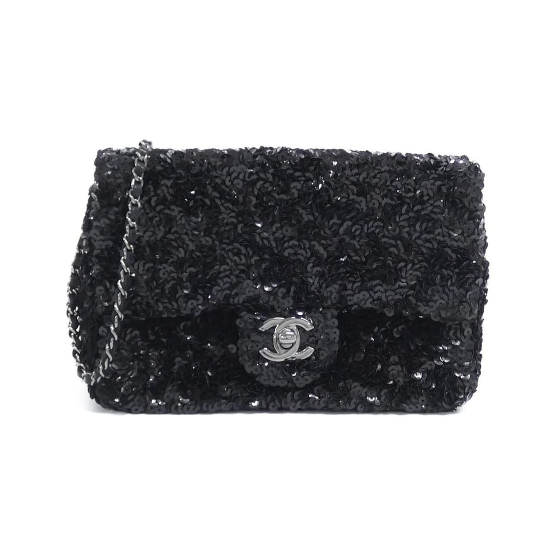 Chanel 94115 Shoulder Bag: --- Catalog ---Category: SizeWeight: 310g / 10.93oz.Size (HxWxD): 13cm x 20cm x 6cm / 5.11'' x 7.87'' x 2.36''Strap Length: 110cm / 43.3''Category: DesignType: Shoulder bagColor: BlackGender: WomenMat