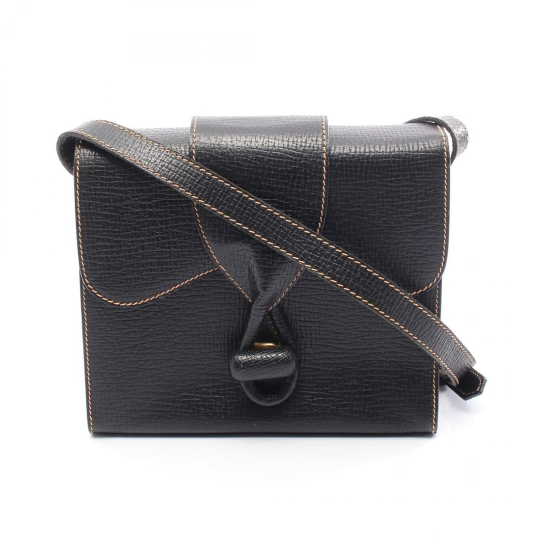 LOEWE Shoulder Bag Leather Women's Black (1 of 10)