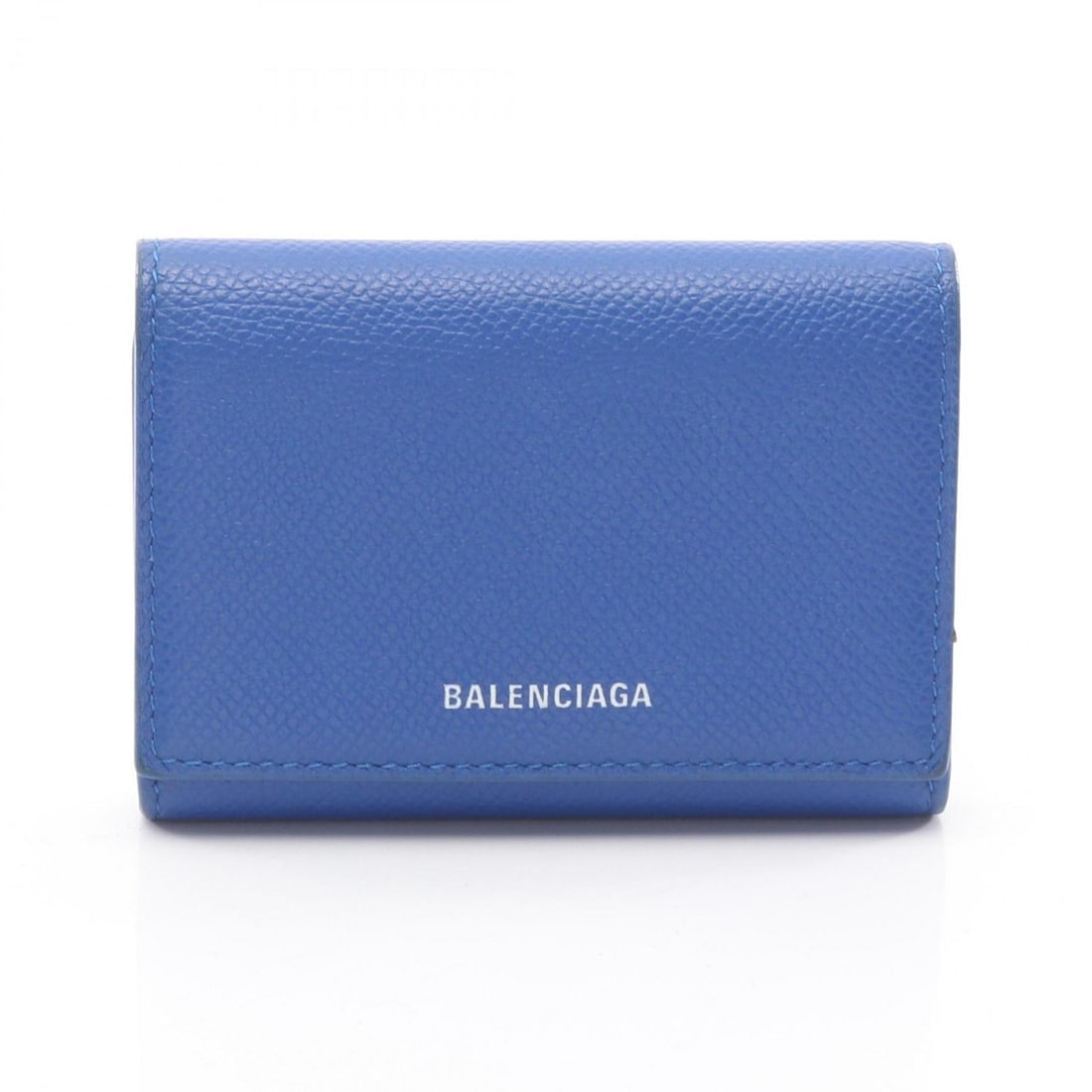 Balenciaga VILLE Accordion Card Holder, Leather, Women's, Blue, 581099 (1 of 15)